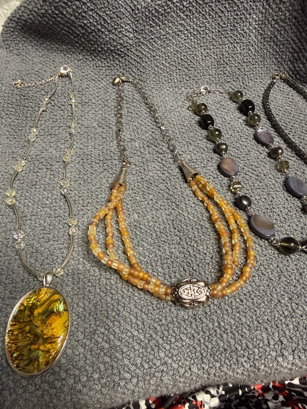 Lot of 5 Beaded Women's Necklaces -